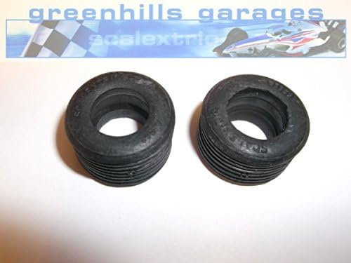 Greenhills Scalextric Griptrack Large Grooved tyres pair - NEW - G315