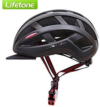 Rosy Lifetone Bike Helmet Cycling Mtb Road Integrally Molded With Led Rear Light Helmet Outdoor Sport Anti Collision Bicycle Helmets Amazon Com Au Electronics