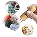 DIY Eight Needles Tool Craft Wool Felt Stitch Punch Tool with Solid Wood Handle Felting More efficient (Felt Stitch Punch Tool with Solid Wood Handle)