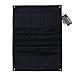 OneTigris Tactical Military Patch Holder Board Hook & Loop Patch Panel (Black - with MOLLE Webbing & Pockets)