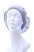 an- Womens Fashion Lightweight Crochet Cutout Beret Beanie Hat (Gray Net)