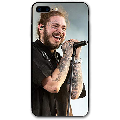 Post Malone Customized Screen Protector Rugged Cover Dust-Proof Shockproof Drop-Proof Scratch-Resistant Shell for Apple iPhone 8 Plus Case 5.5 Inch