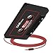 Car Cassette Adapter Smart Phone,Creativecase Car Audio 3.5mm Stereo Plug,Aux Cassette Adapter Compatible iPhone/Android phone/MP3/MP4/CD/MD/PC(Black)