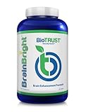 BioTrust Brain Bright Brain Booster Supplement | Energy, Focus, Memory and Clarity Support | Pure Ginkgo Biloba with Acetyl-L-Carnitine | Mental Performance Nootropic Supplement | 60 Tablets