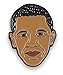 Celebrity Character Enamel Lapel Pins (Obama)