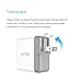 Vinsic Wall Charger, 5V 4.8A Dual Smart USB Ports Adapter Wall Charger Travel Adapter Smart Identification for iPhone/iPad/Samsung/HTC etc.