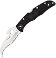 Spyderco Matriarch Spyder Edge Knife with Emerson Opener, Black