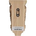 Ekena Millwork CORW03X04X07ACAL 3 1/2-Inch W x 4-Inch D x 7-Inch H Small Acanthus Wood Corbel, Alder