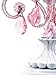 Tadpoles Modern Mini Chandelier Table Lamp - Pink | 5