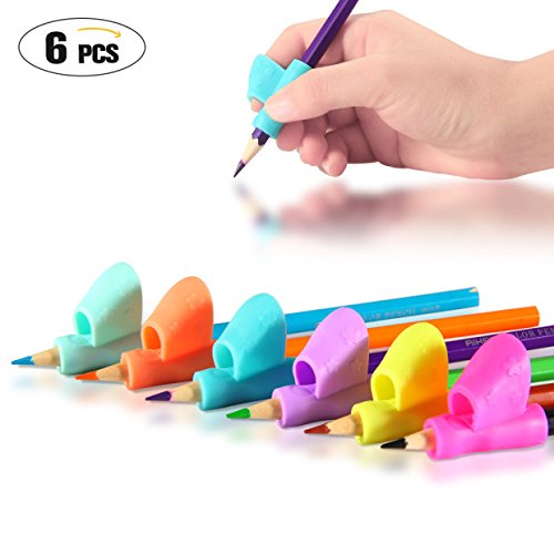 Pencil Grip Geekper 6pcs Writing Aid Grip Posture Correction Tool