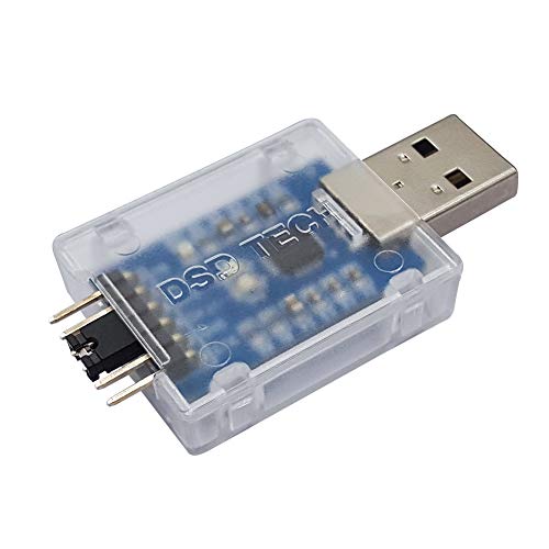 DSD TECH USB to TTL Serial Converter CP2102 with 4 PIN Dupont Cable Compatible with Windows 7,8,10,Linux,Mac OSX