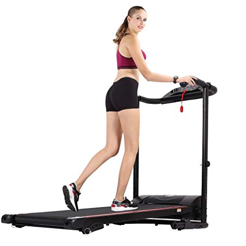 Folding-Treadmill-Foldable-Electric-Treadmill-with-Auto-incline-for-Home-Gym-Office-Apartment-Shock-absorbing-Mechanical-Treadmill-Portable-Fitness-WalkingRunning-Trainer-with-LCD-Display