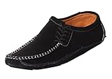CAIHEE Mens Casual Suede Boat Shoes Lace Up Classic Driving Loafers