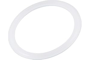 MECCANIXITY Silicone Rubber Gasket Industrial Flange O-Ring for 3 Inch Clamp White