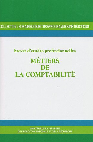 Brevet d'études professionnelles, métiers de la comptabilité