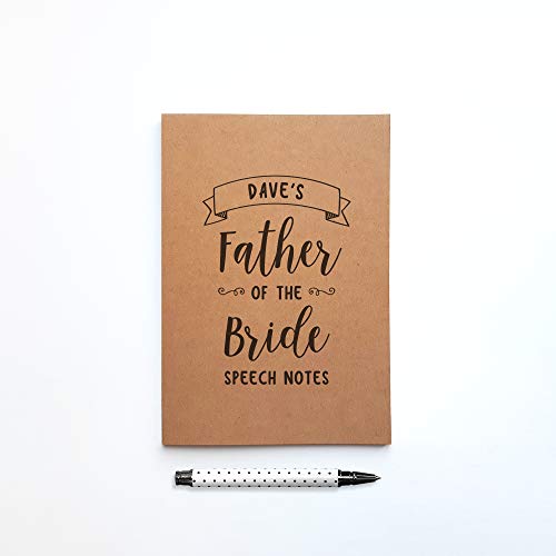 Wedding speech notebook picture