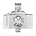 10pcs Camera Stainless Steel Tones Alloy Bead Cage Pendant Add Your Own Pearls Stones Perfume Essential Oils to Create a Scent Diffusing Locket Pendant Charms (A268)
