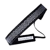 Sweaty Bands Fitness Headband - Tranquility Black, White 1