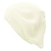 an Beret Beanie Hat for Women Fashion Light Weight Knit Solid Color (One Size, Off White)
