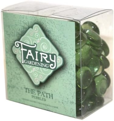 Fairy Gardening Green Pebbles - Glass
