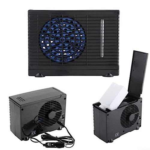 12 V Air Conditioning Portable, Mini Air Conditioning Home Car Cooler, Car Mounted Air Conditioner Fan, Mini Air Cooler with Water Cooling, Portable Car Air Conditioning Fan