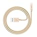 AUKEY Lightning Cable, 3.95ft Nylon Braided [Apple MFi Certified] for iPhone 7, 7 Plus, 6S, 6 Plus, iPad Pro and More