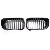 Astra Depot Matte Black Kidney Grille Grill For BMW E46 2-Door 1999-2002 325Ci 330Ci