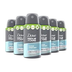 Dove-MenCare-Clean-Comfort-perfect-for-Travel-Compressed-Anti-perspirant-Deodorant-48h-Sweat-Odour-Protection-Deodorant-Spray-75-ml-Multipack Dove Men+Care Clean Comfort perfect for Travel Compressed Anti-perspirant Deodorant 48h Sweat & Odour Protection…