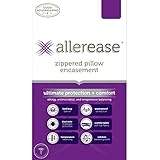 AllerEase Ultimate Protection and Comfort Temperature Balancing Pillow Protector â€“ Zippered Pillow Protector, Allergist Recommended, Prevent Collection of Dust Mites and Other Allergens, King - 4 Pack