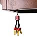 Banana Bungee Original Hanger-Under Cabinet Banana Hook & Holder-Made in USA-Red-Screw Anchor