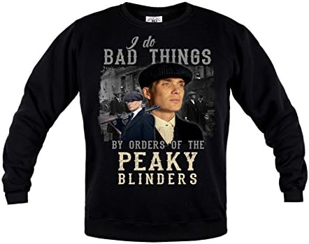 Rule Out Sweatshirt. Peaky Blinders. Tommy Shelby. Crewneck. Black. Casual