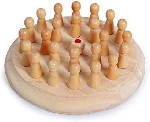 Xhanry Match Stick Chess Wooden Memory Chess Intellectual develop Toys Kids Educational 3D Puzzle