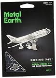 Fascinations Metal Earth Boeing 747 Airplane 3D Metal Model Kit