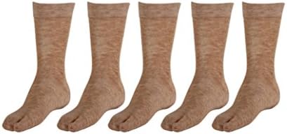 KHI Women's Queens Extra Stretchable Woollen Thumb Fawn Shade Socks Free Size Beige