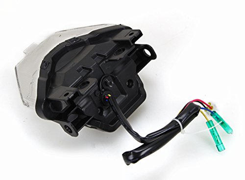 2015-2017 Yamaha FZ-07 YZF R3 Integrated Sequential LED Tail Lights Clear Lens