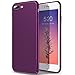 TORRAS Slim Fit Designed for iPhone 8 Plus Case/iPhone 7 Plus Case, Hard Plastic PC Ultra Thin Phone Cover Case with Matte Finish Coating Grip Compatible with iPhone 7 Plus / 8 Plus, Violet Red