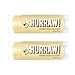 Hurraw! Vanilla Bean Lip Balm, 2 Pack: Organic, Certified Vegan, Cruelty and Gluten Free. Non-GMO, 100% Natural Ingredients. Bee, Shea, Soy and Palm Free. Made in USA