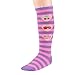 Deer Mum Girl's Cute Princess Knee High Socks (S(3Y-6Y), set 6)