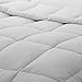 MoMA Light Gray Quilted Queen Comforter - Duvet Insert Comforter Set - Elegant Bedding for Comfort - Queen-Size Bed Comforter - Hotel Down Alternative Comforter - Quilted Design Comforter - 86