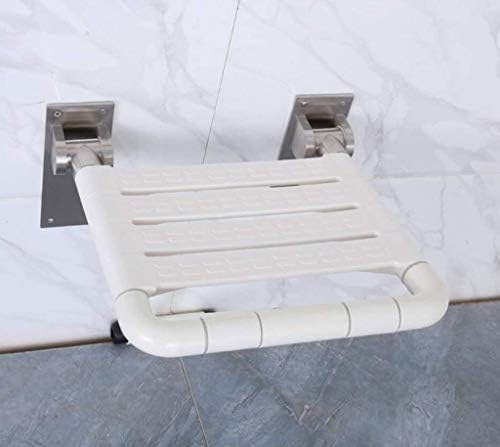 Bath air Shower/Bath Stools Wall Mounted Folding Stainless Steel Shower Seat Pregnant Women/Elderly/Disabled Anti-Slip Mats Shower air Bath Seat White handicap shower ben ( Color : - , Size : - )