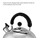 Tea Kettle for Stovetop, 4-Liter(4.3 QT), Stainless Steel Tea Pot with 3-ply Capsule Base, Large Teakettles Tea Pots Quick Heating by Ecpurchase (4-Liter)