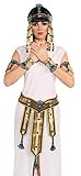 Forum Novelties Gold Egyptian Wrist Cuffs, Egyptian Accessory