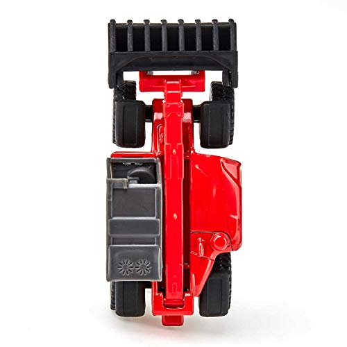 siku 1482, Manitou Teleskoplader, Metall/Kunststoff, Rot, Beweglicher Ladearm – Bild 5