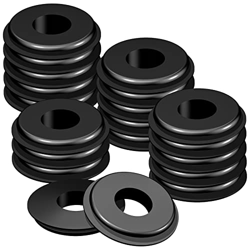 Yiachuii 20 PCS Glad Hand Seals, YiaChuii Black