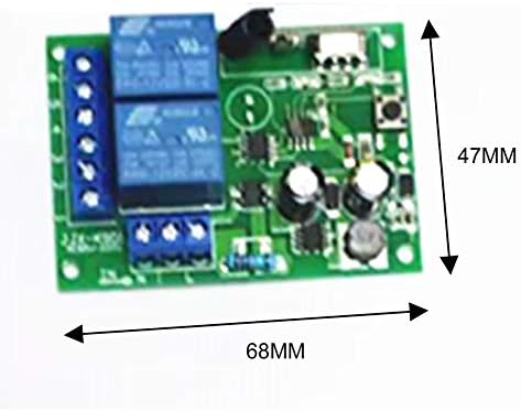 Graptopk 433 Mhz Universal Wireless Remote Control Switch Ac 85v 250v 110v 2v 2ch Relay Receiver Module And Rf 433mhz Home Kitchen Cooking Dining Arcadiawinds Com