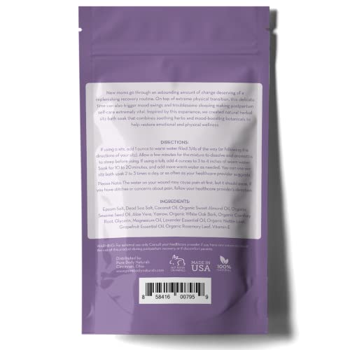 Sitz Bath Salt Postpartum Care and Hemorrhoid Treatment Natural