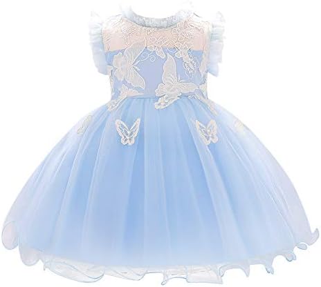 Lzh ベビードレス 赤ちゃんワンピース 蝶 結婚式 セレモニードレス お宮参り フォーマル チュチュ ドレス お誕生日 記念写真