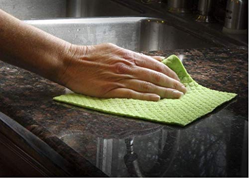 Skoy Eco Friendly Cleaning Cloth - Bulk 8 Pack; Assorted Colors. Reusable Paper Towels/Kitchen Sponge Substitute - Thumbnail 4