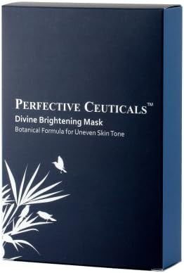 Perfective Ceuticals Divine Brightening Mask - Botanical Formula for Uneven Skin Tone (Pack of 5)
