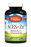 Carlson Labs ACES + Zn Antioxidants, 180 Softgels